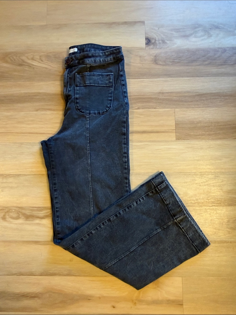 LC Lauren Conrad Black Denim Jeans - Wide Leg